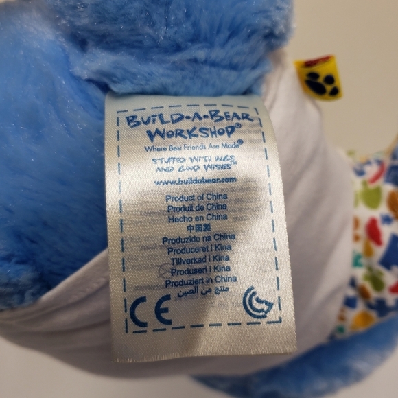 Build a Bear 17" Blue Autism Speaks Bear with Puzzle Shirt Stuffed Animal Plush - Picture 5 of 7